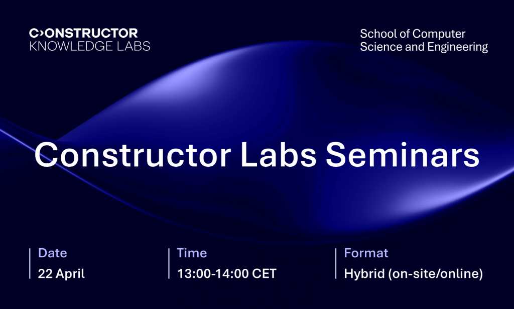 Constructor Knowledge Labs Continues Its Seminar Series: Third Session on Agentic AI in Scientific Research